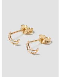 Grace Lee | Metallic Whimsy Moon Earrings | Lyst