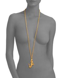 Valentino | Metallic Capricorn Zodiac Necklace | Lyst