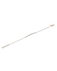 Anne Sisteron - Pink 14kt Rose Gold Bezel Set Diamond Bracelet - Lyst