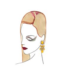 Shourouk - Yellow Blondie Safran Earrings - Lyst