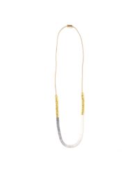 Julie Thevenot | White 3 Gradient Island Necklace | Lyst