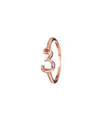 Lulu Frost - Metallic Code Number 14kt Rose Gold #3 Ring - Lyst