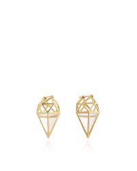 Noor Fares | Metallic Deia Earrings | Lyst