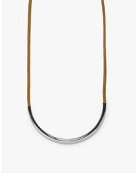 Maslo Jewelry | Metallic Silver Standard Necklace | Lyst