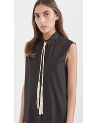 Ryan Roche | White Deer Hide Bolero | Lyst