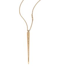Phyne By Paige Novick | Metallic Cristina Diamond & 14k Yellow Gold Icicle Pendant Necklace | Lyst
