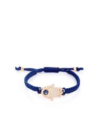 Kimberly Mcdonald | Blue One Of A Kind Diamond And Sapphire Hamsa Macrame | Lyst