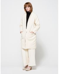 Objects Without Meaning | White Kimono Coat In Ivory | Lyst