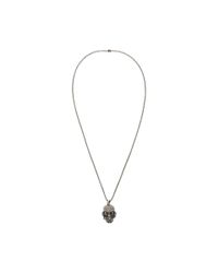 Alexander McQueen Metallic Chain Skull Pendant