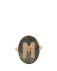 Carolina Bucci | Metallic 'm' Initial Ring | Lyst