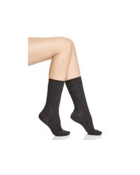 Hue | Gray Luxe Trouser Socks | Lyst