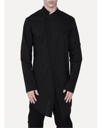 Lost & Found - Black Long Shirt for Men - Lyst