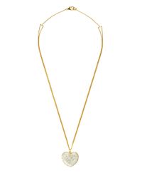 Renee Lewis | 18K Gold White Diamonds Heart "Shake" Necklace | Lyst