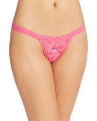 Hanky Panky | Pink Hot Dot Open G-string | Lyst