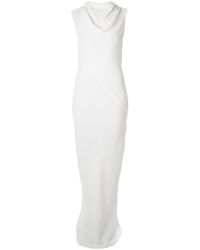 rick owens white gown
