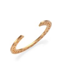 Kelly Wearstler | Metallic Rote Perforated Cuff Bracelet | Lyst