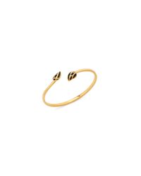 Diane von Furstenberg | Black Twig Dew Drop Bypass Cuff Bracelet | Lyst