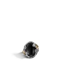 John Hardy | Black Legends Naga Oval Double Dragon Head Ring | Lyst