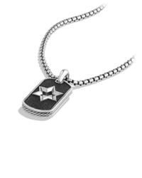 David Yurman | Metallic Exotic Stone Star Tag Necklace for Men | Lyst