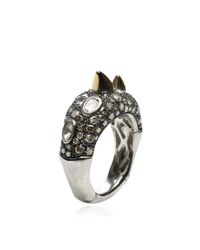 Bibi Van Der Velden | Metallic Rhino Ring | Lyst