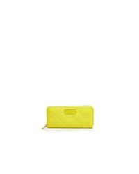Marc By Marc Jacobs | Yellow Wallet - Slim Ziparound Continental | Lyst