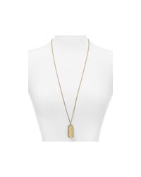 Marc By Marc Jacobs | Gold Standard Supply Pendant Necklace, 32" | Lyst
