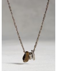 John Varvatos | Multicolor Brass Open Link Necklace for Men | Lyst
