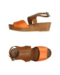 Officine Creative Brown Sandals
