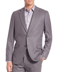 Theory | Gray Slim-fit Malcolm Wool Jacket for Men | Lyst
