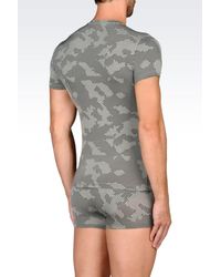 Emporio Armani | Gray Undershirt for Men | Lyst