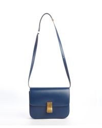 celine blue box bag