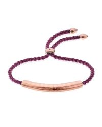 Monica Vinader | Purple Esencia Friendship Bracelet | Lyst