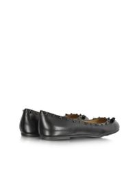 Marc By Marc Jacobs | Black Studded Mouse Ballerina Flat | Lyst