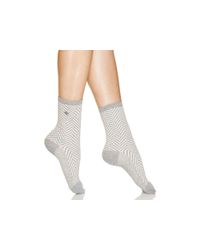 Ralph Lauren | Gray Chevron Herringbone Trouser Socks | Lyst