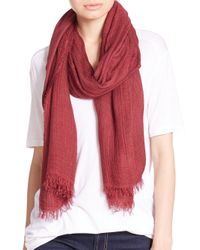Rag & Bone | Brown Buckley Modal Scarf | Lyst