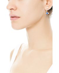 Delfina Delettrez | Blue 9K Gold, Pearl, And Enamel Single Earring | Lyst
