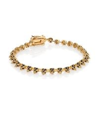 Eddie Borgo | Metallic Pavé Crystal Mini Cone Bracelet | Lyst