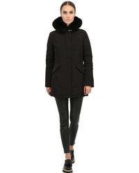 Woolrich Black Shape Memory Luxury Arctic Parka