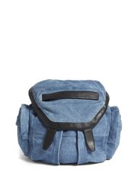 Alexander Wang | Blue 'mini Marti' Leather Backpack | Lyst