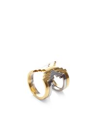 Monica Sordo | Metallic Kavanagh Stackable Geometric Ring | Lyst