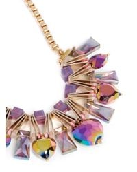 Scho | Multicolor Electroplate Crystal Necklace | Lyst
