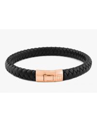Tateossian - 18k Rose Gold Cobra Bracelet In Black - Lyst
