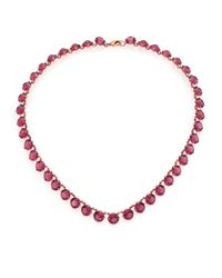 Ca&Lou | Pink Debutante Crystal Necklace | Lyst