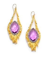 Alexis Bittar | Purple Elements Maldivian Nested Feather Drop Earrings | Lyst