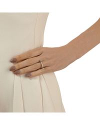 Monica Vinader | Metallic Skinny Long Bar Ring | Lyst