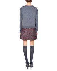 Dorothee Schumacher | Gray Cutting Edge Pullover O-neck 1/1 | Lyst