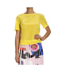 Alberta Ferretti | Yellow Shirt Woman | Lyst