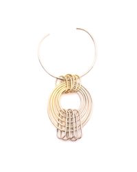 Anndra Neen - Metallic Two Tone Halo Choker - Lyst