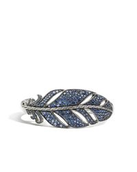 John Hardy | Blue Classic Chain Large Kick Cuff | Lyst