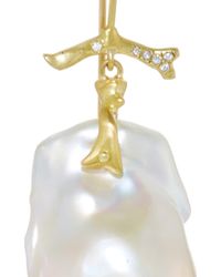 Annette Ferdinandsen | White Baroque Pearl Branch Earrings | Lyst